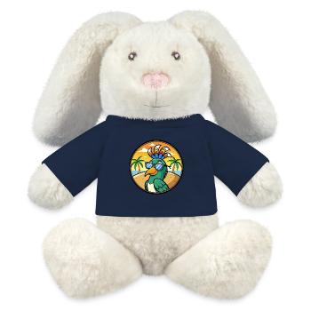 Pfau Lustige Cartoon Sommer Strand Sonnenbrille Cool - MiniFeet® RecycelHase® Creme - French Navy - Vorne