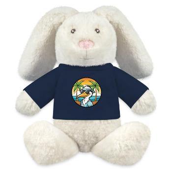 Pelikan Lustige Cartoon Sommer Strand Sonnenbrille Cool - MiniFeet® RecycelHase® Creme - French Navy - Vorne