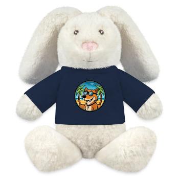 Majestic Tree Hound Dog Breed Cartoon Sunglasses - MiniFeet® RecycelHase® Bunny Cream - french navy - Front