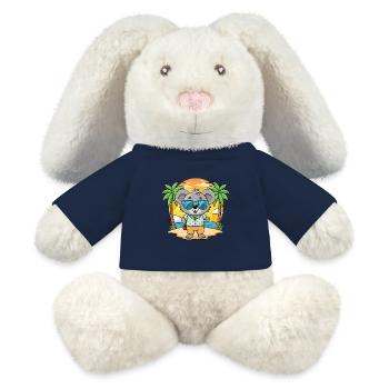 Koala Lustige Cartoon Sommer Strand Sonnenbrille - MiniFeet® RecycelHase® Creme - French Navy - Vorne