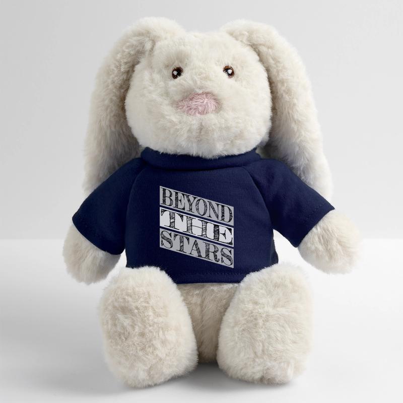 Exploration culinaire Exploration interstellaire Lapin en peluche recyclé MiniFeet® Crème