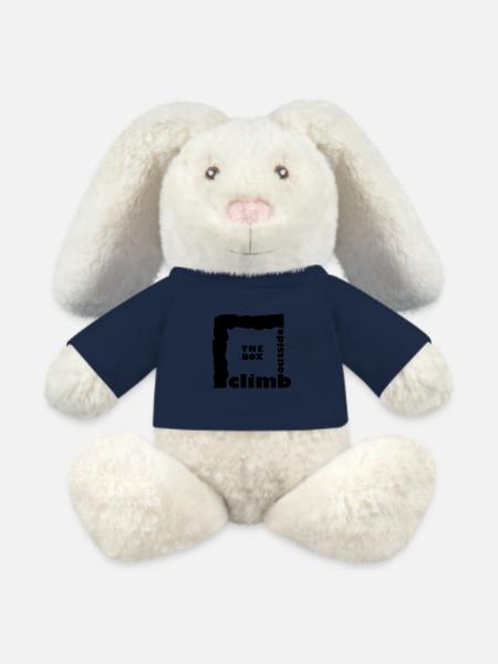 Climb outside the Box - 1 - MiniFeet® RecycelHase® Bunny Cream - french navy