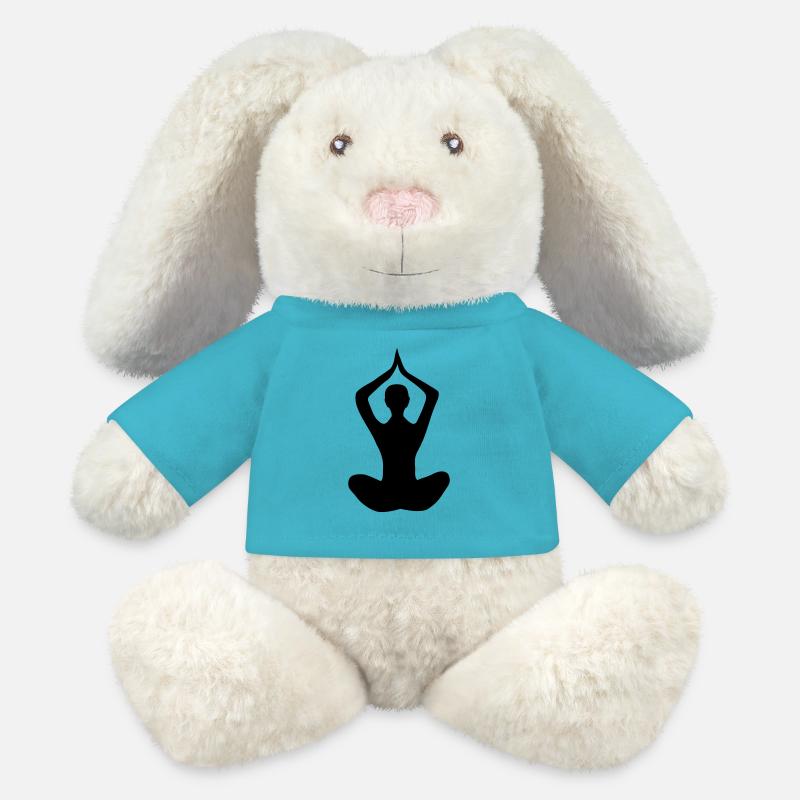 Yoga - MiniFeet® RecycelHase® Creme - Atollblau