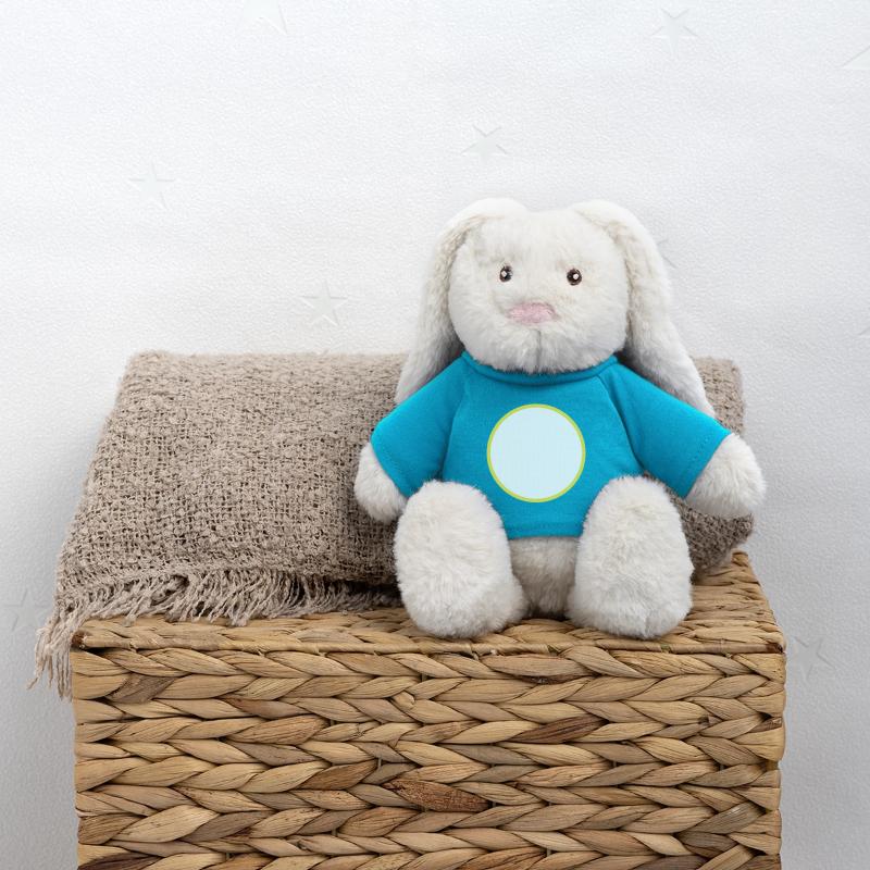 Circle Symbol Blank MiniFeet® RecycelHase® Bunny Cream
