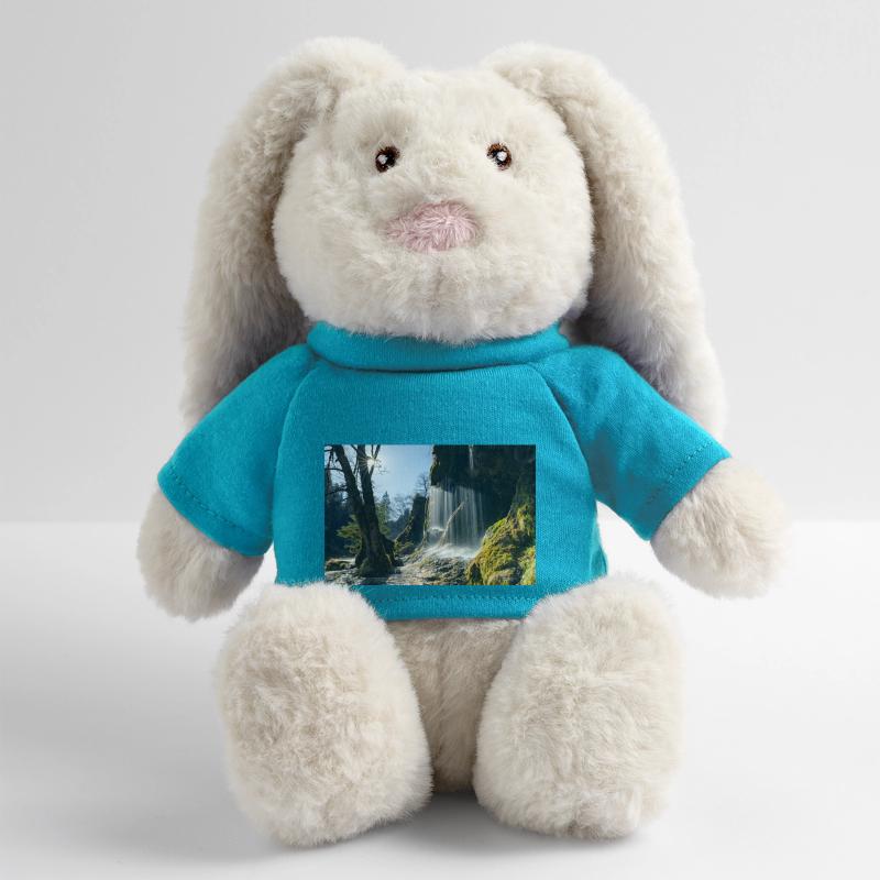 Chutes du Voile Lapin en peluche recyclé MiniFeet® Crème