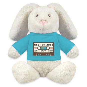 Best of 2018 - MiniFeet® RecycelHase® Bunny Cream - atoll blue - Front