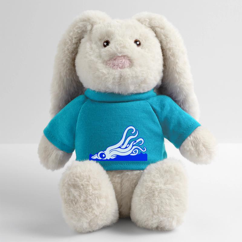 Pieuvre Attaque de tentacule de surface de l’eau Monstre marin Lapin en peluche recyclé MiniFeet® Crème