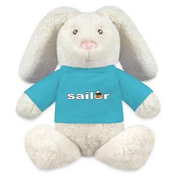 Sailor - MiniFeet® RecycelHase® Bunny Cream - atoll blue - Front