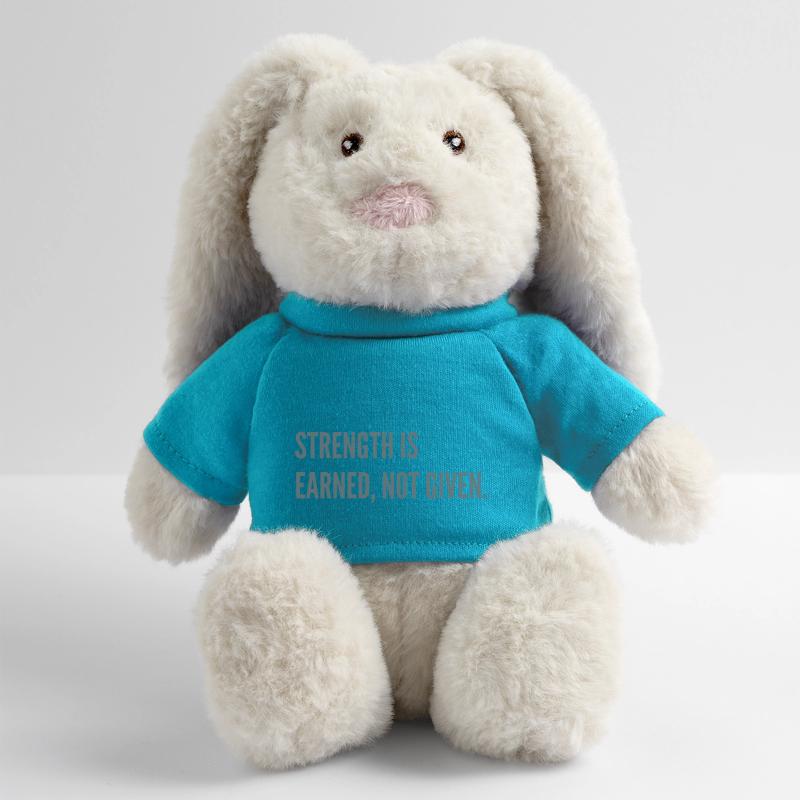 Strenght is earned, not given. MiniFeet® RecycelHase® Bunny Cream