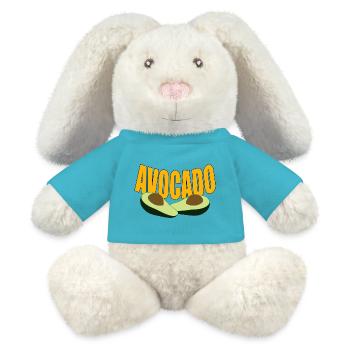 AVOCADO - MiniFeet® RecycelHase® Creme - Atollblau - Vorne