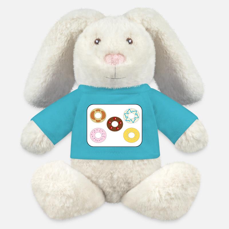 Donuts divers - MiniFeet® RecycelHase® Bunny Cream - atoll blue