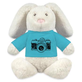 Camera - MiniFeet® RecycelHase® Bunny Cream - atoll blue - Front