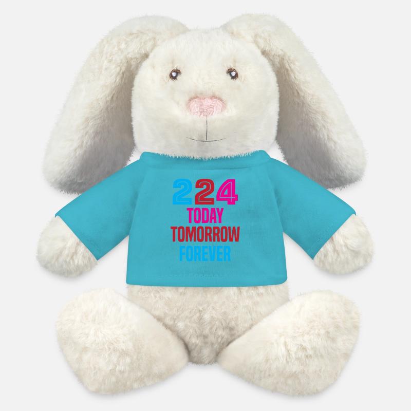 224 Today, Tomorrow, Forever - MiniFeet® RecycelHase® Bunny Cream - atoll blue