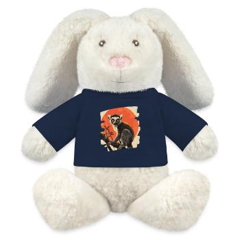 Lemur - MiniFeet® RecycelHase® Bunny Cream - french navy - Front