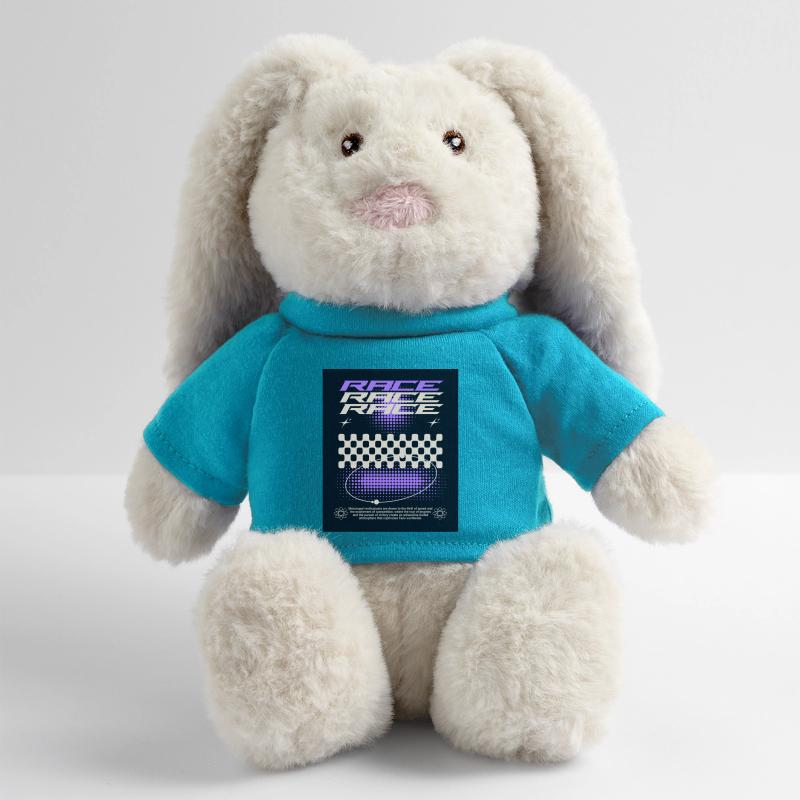 Conception de course / Course Lapin en peluche recyclé MiniFeet® Crème