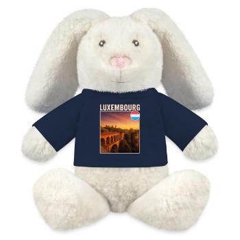 Luxemburg - MiniFeet® RecycelHase® Creme - French Navy - Vorne