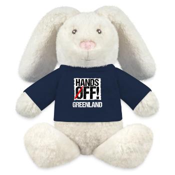 Hands Off Greenland - MiniFeet® RecycelHase® Creme - French Navy - Vorne