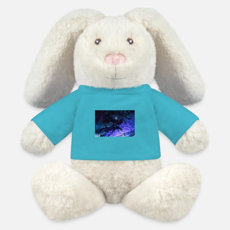 Vampire Hunter - MiniFeet® RecycelHase® Bunny Cream - atoll blue