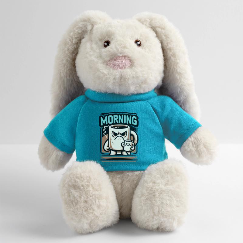 MATIN! Lapin en peluche recyclé MiniFeet® Crème