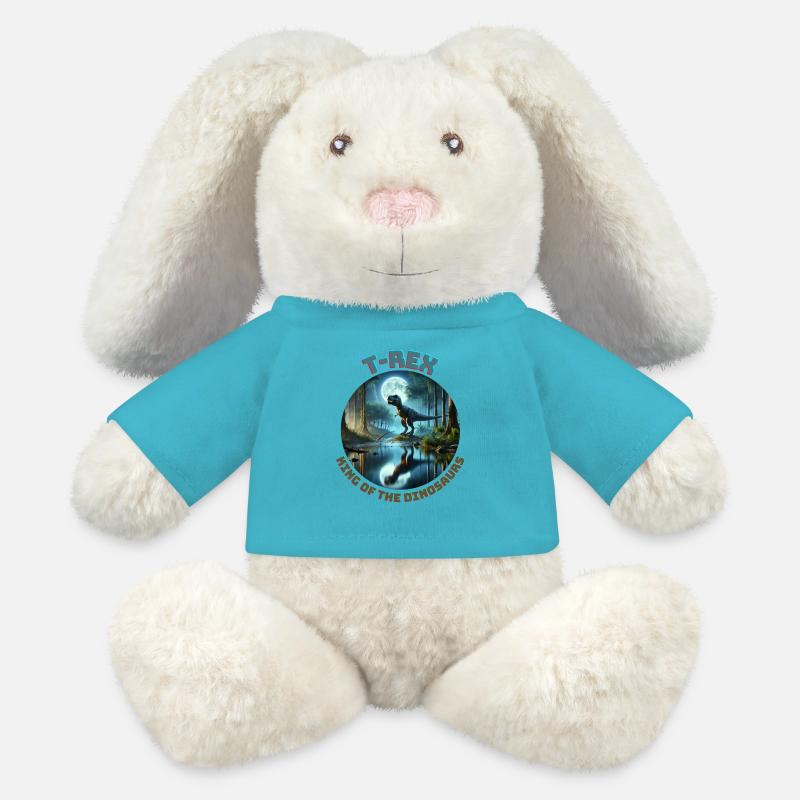 T Rex10 - MiniFeet® RecycelHase® Bunny Cream - atoll blue