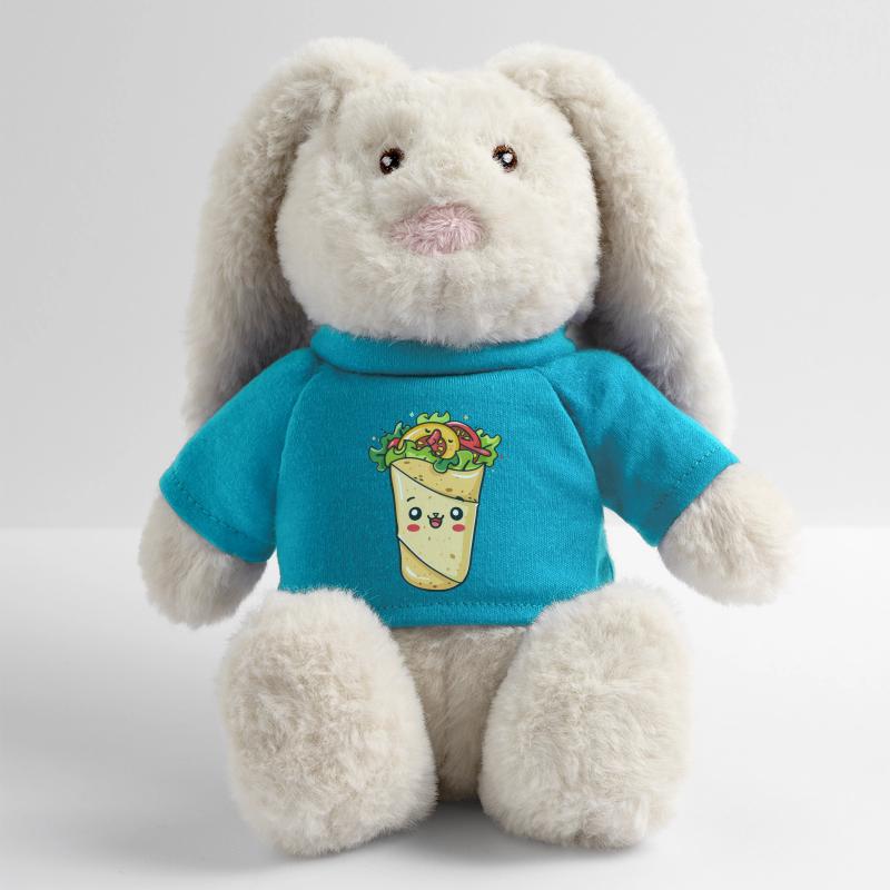 Süßes Burrito Comic MiniFeet® RecycelHase® Creme