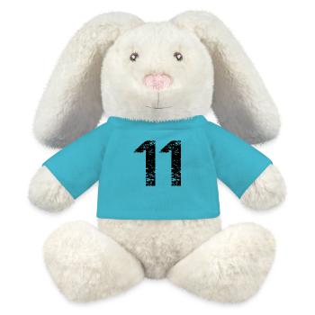 11 Number Jersey - MiniFeet® RecycelHase® Bunny Cream - atoll blue - Front