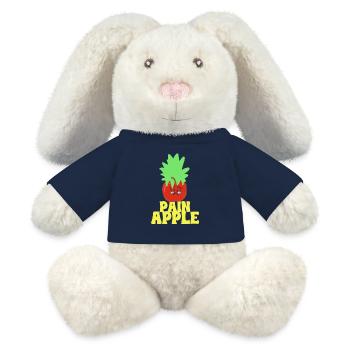 Ananas Schmerz Apfel - MiniFeet® RecycelHase® Creme - French Navy - Vorne