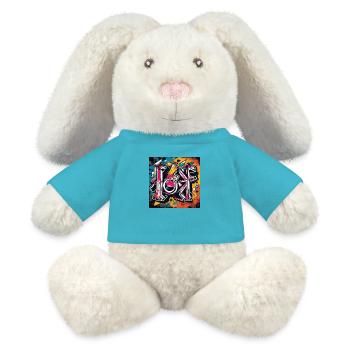 urban street 2 - MiniFeet® RecycelHase® Creme - Atollblau - Vorne