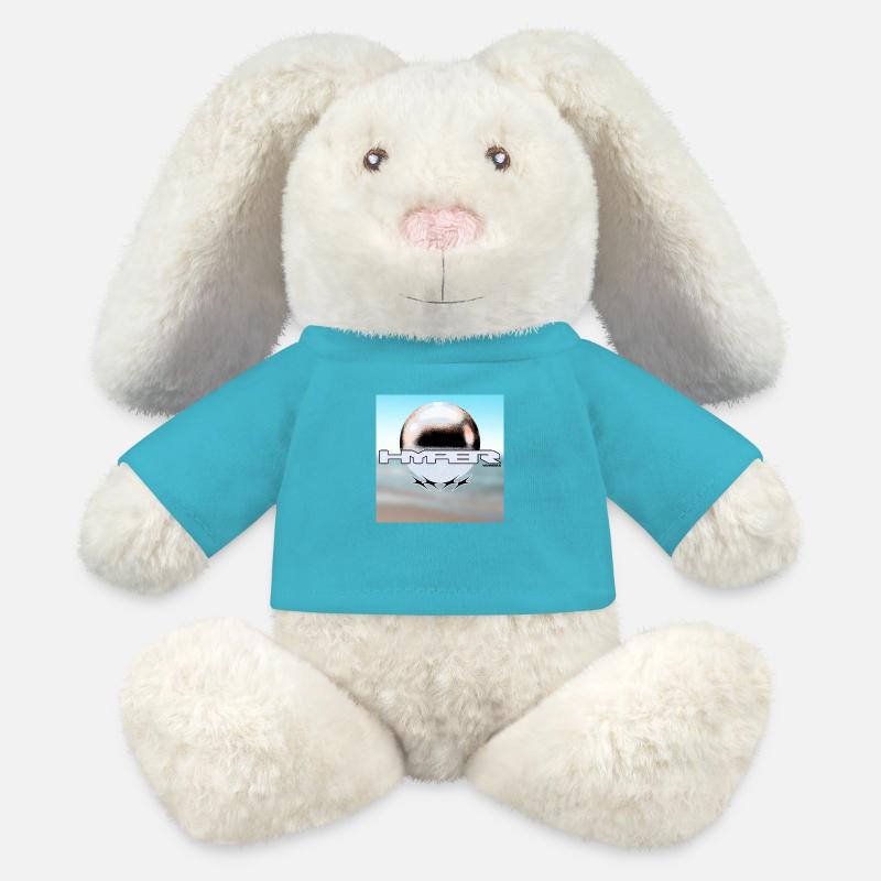 Hyper Squared-Light - MiniFeet® RecycelHase® Bunny Cream - atoll blue