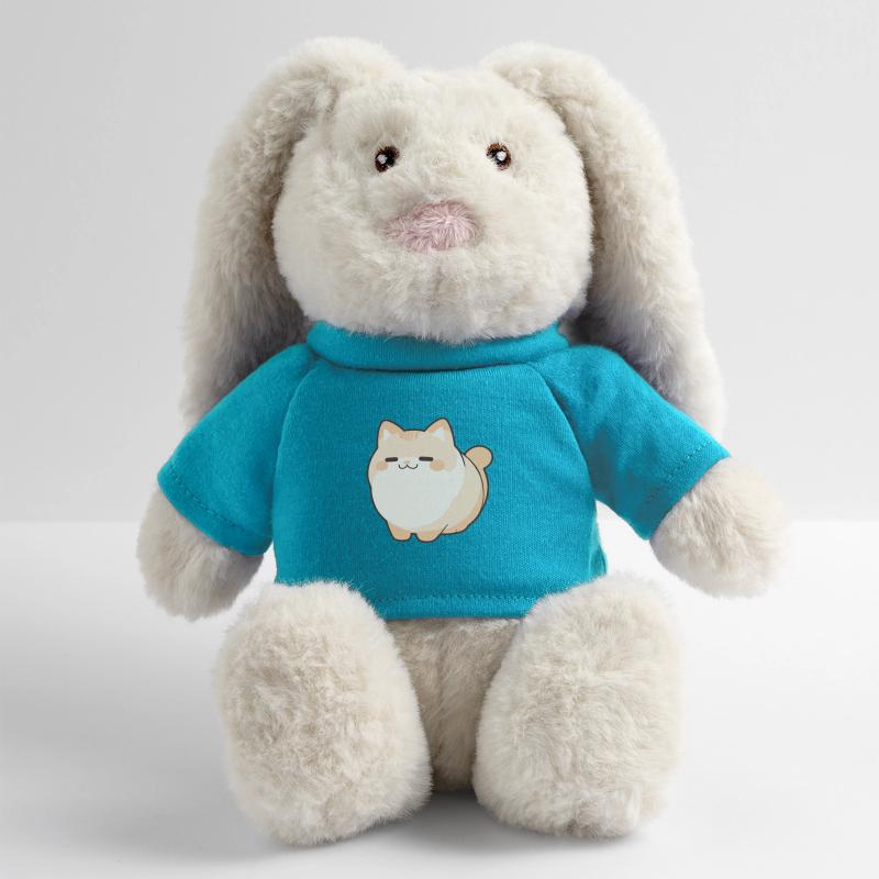 Blobby Cat - Cute Cat Pet Comic MiniFeet® RecycelHase® Bunny Cream