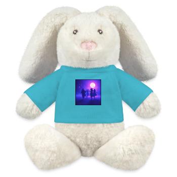 SWS MOONLIGHT DANCE - MiniFeet® RecycelHase® Bunny Cream - atoll blue - Front