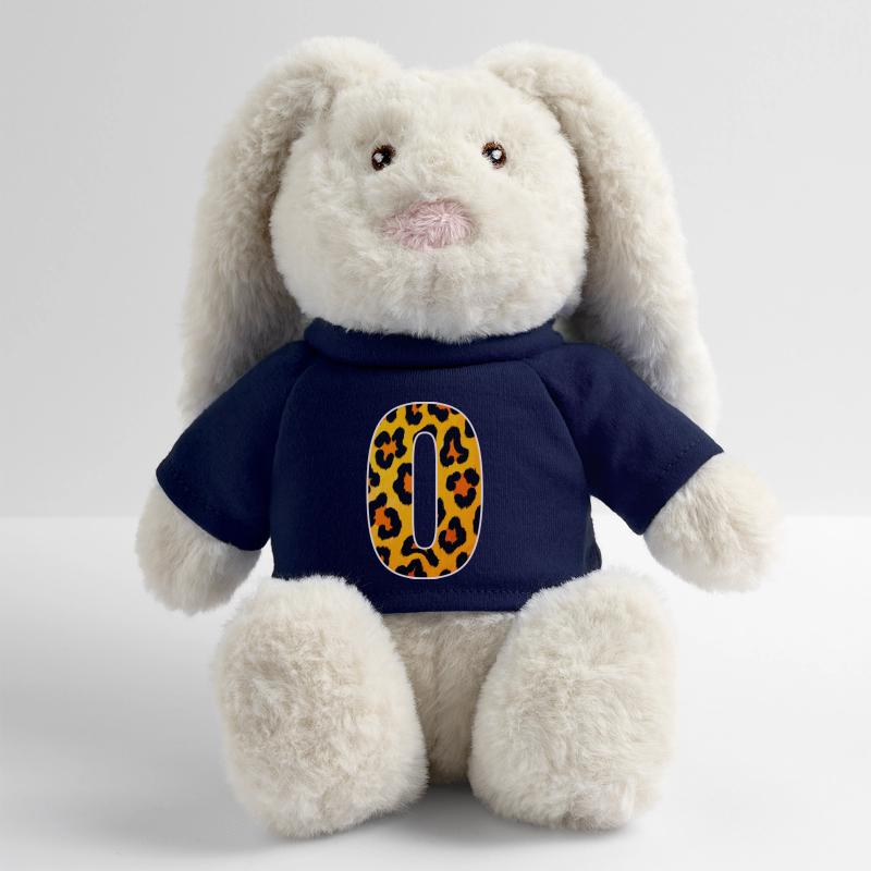 Leopard Zero Print MiniFeet® RecycelHase® Bunny Cream