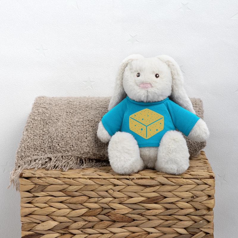 Sponge Effervescent Gum Pattern MiniFeet® RecycelHase® Bunny Cream