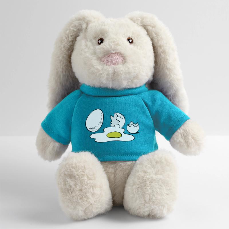 Eier,Ei,kaputt MiniFeet® RecycelHase® Creme