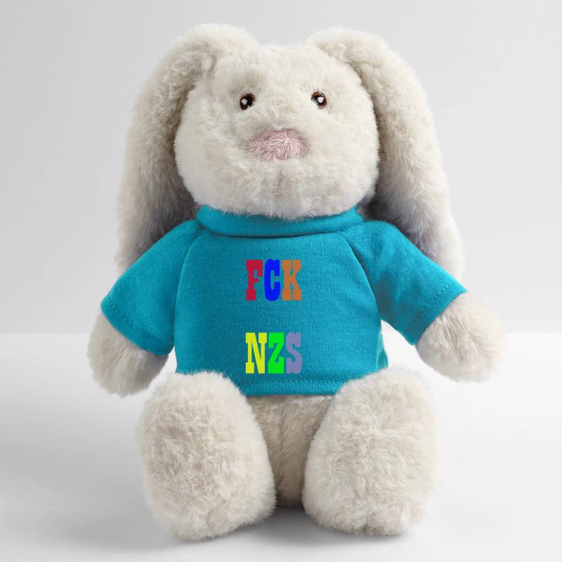 FCK NZS Lapin en peluche recyclé MiniFeet® Crème
