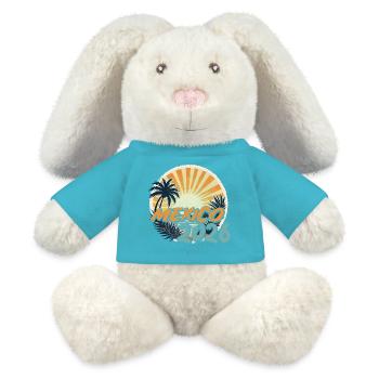 Mexiko 2026 - MiniFeet® RecycelHase® Creme - Atollblau - Vorne
