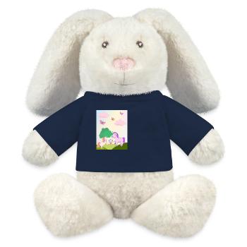 Unicorn Land - MiniFeet® RecycelHase® Bunny Cream - french navy - Front