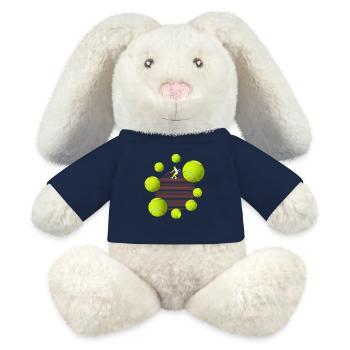 Tennisball - MiniFeet® RecycelHase® Creme - French Navy - Vorne