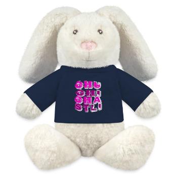 Chuchichästli Kultbegriff Schweizer Dialekt - MiniFeet® RecycelHase® Creme - French Navy - Vorne