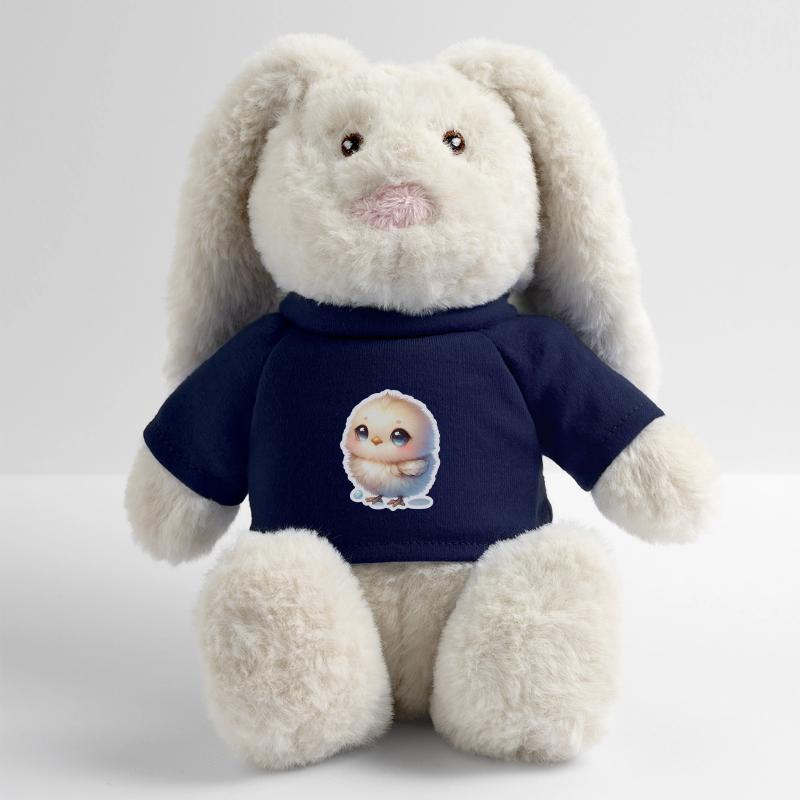 A Sweet Easter Chick With Blue Eyes MiniFeet® RecycelHase® Bunny Cream
