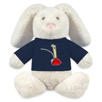 Pömpel Jumping - MiniFeet® RecycelHase® Creme - French Navy - Vorne