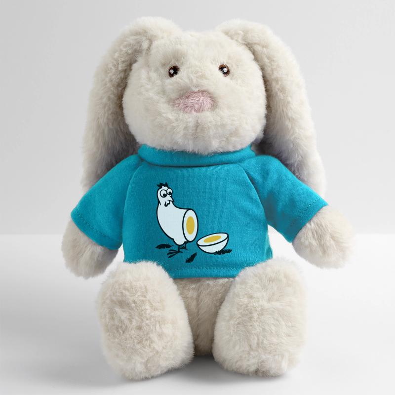 Huhn oder Ei MiniFeet® RecycelHase® Creme