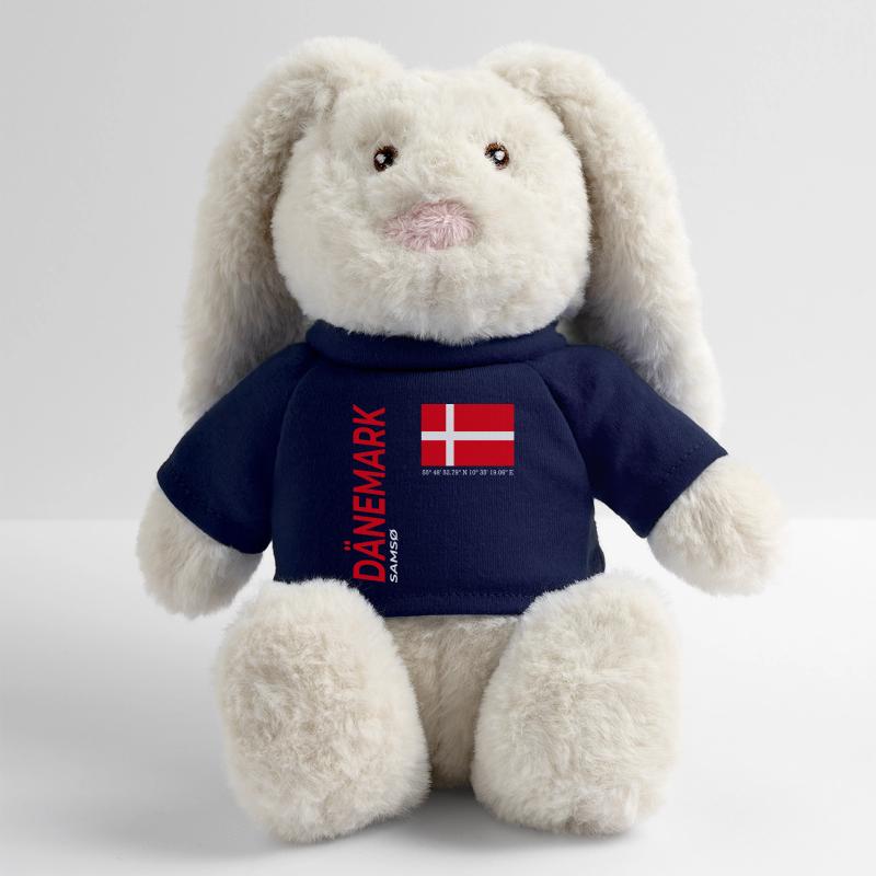 Samso Lapin en peluche recyclé MiniFeet® Crème