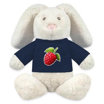 Himbeere einzeln - MiniFeet® RecycelHase® Creme - French Navy - Vorne