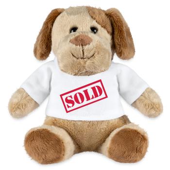 Sold - Bachelor party - MiniFeet® Dog Helge - white - Front