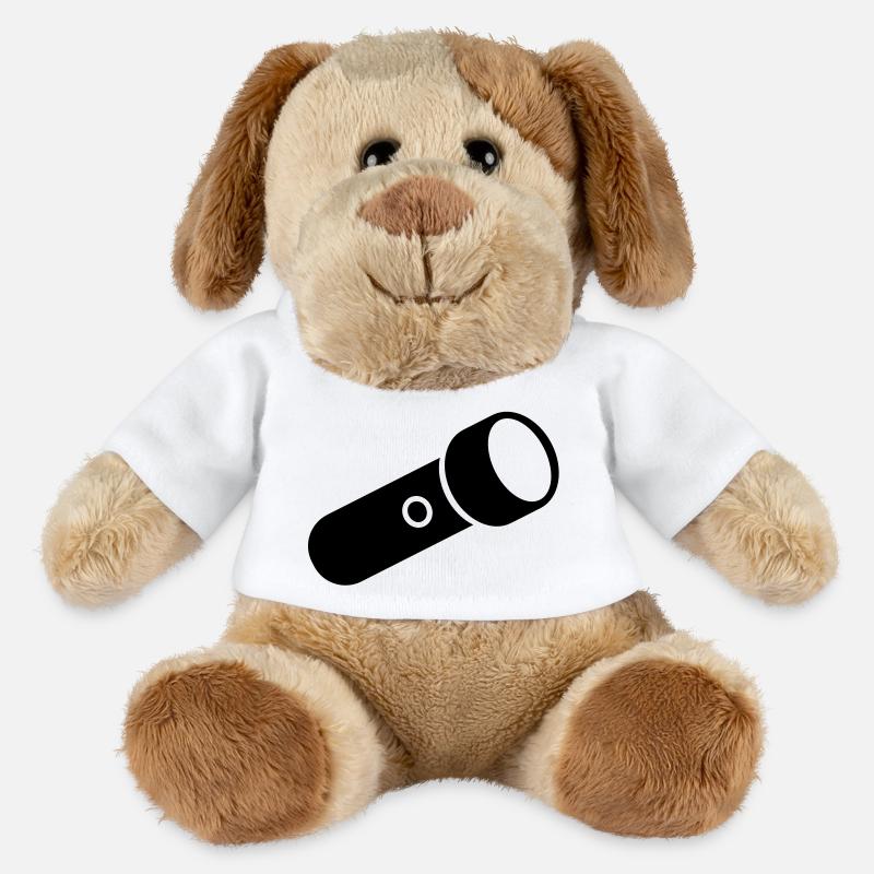 Taschenlampe - MiniFeet® Hund Helge - Weiß