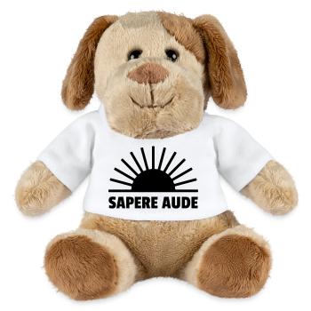 sapere aude - Latin - MiniFeet® Dog Helge - white - Front