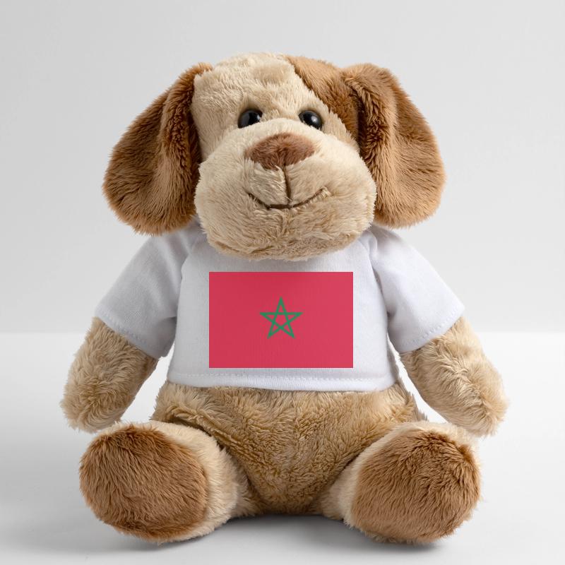 Drapeau Maroc / Moroccan flag Chien en peluche Helge MiniFeet®