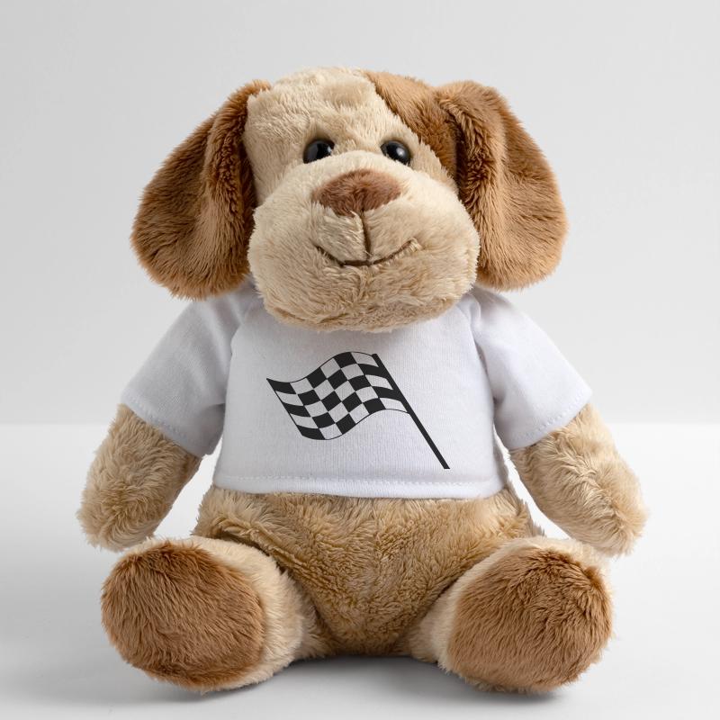 Drapeau Course Cible Voiture Chien en peluche Helge MiniFeet®