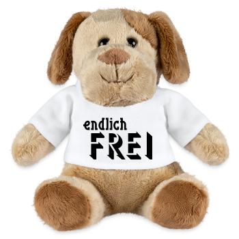 finally FREE - MiniFeet® Dog Helge - white - Front
